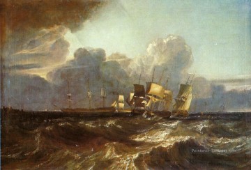  navires - Navires portant jusqu’à Anchorage alias The Egremont Sea Piece paysage Turner